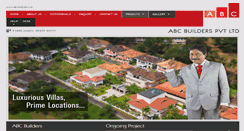 Desktop Screenshot of abcbuilders.in