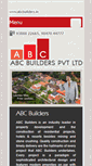 Mobile Screenshot of abcbuilders.in